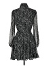 Zara Polka Dots Black Cocktail Dress Size M - photo 2