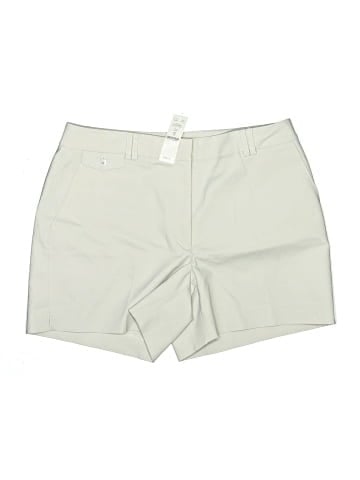 White House Black Market Khaki Shorts (view 1)