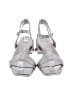Naturalizer Metallic Silver Sandals Size 6 - photo 2