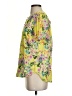 Kut from the Kloth Yellow Short Sleeve Blouse Size S - photo 5