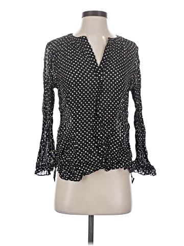 Marc by Marc Jacobs Long Sleeve Silk Top (view 1)