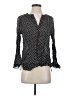 Marc by Marc Jacobs 100% Silk Polka Dots Black Long Sleeve Silk Top Size 4 - photo 1