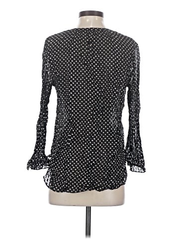 Marc by Marc Jacobs Long Sleeve Silk Top (view 2)