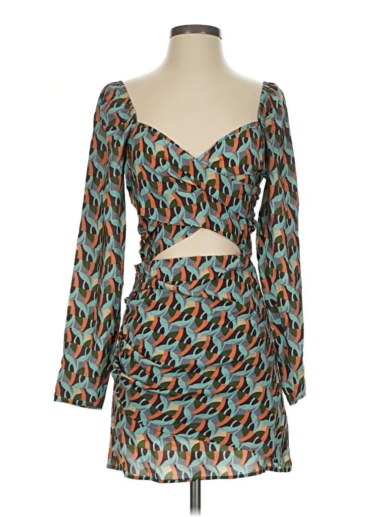 Pre-owned Topshop Cocktail Dress In Teal