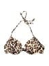 H&M Animal Print Brown Swimsuit Top Size S - photo 1