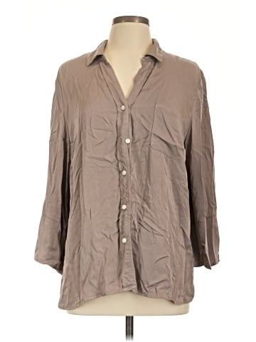 J.Jill 3/4 Sleeve Button-Down Shirt (view 1)