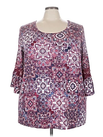 Catherines 3/4 Sleeve Blouse (view 1)