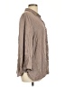 J.Jill 100% Modal Gray 3/4 Sleeve Button-Down Shirt Size L - photo 4