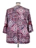 Catherines Purple 3/4 Sleeve Blouse Size 2X - photo 2