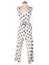 Monteau Polka Dots White Jumpsuit Size S - photo 1