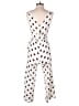 Monteau Polka Dots White Jumpsuit Size S - photo 2