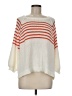 Wooden Ships Stripes White Pullover Sweater Size Med - Lg - photo 1