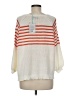 Wooden Ships Stripes White Pullover Sweater Size Med - Lg - photo 2
