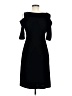 Connected Apparel Solid Black Cocktail Dress Size 6 - photo 2