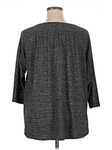 Ann Taylor LOFT 3/4 Sleeve T-Shirt (view 2)