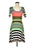 Decree Stripes Orange Casual Dress Size M - photo 1