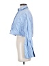 Zara Blue 3/4 Sleeve Button-Down Shirt Size XS - photo 5