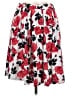 Lularoe Floral Red Casual Skirt Size M - photo 1