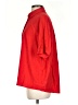Max Studio 100% Cotton Solid Red Short Sleeve Blouse Size S - photo 5