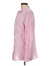 J. McLaughlin Checkered-gingham Pink Long Sleeve Button-Down Shirt Size L - photo 5