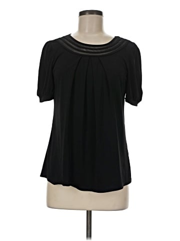 NY Collection Short Sleeve Blouse (view 1)