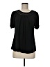NY Collection Black Short Sleeve Blouse Size M (petite) - photo 1
