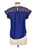 E&M Collection 100% Polyester Blue Short Sleeve Top Size L - photo 2