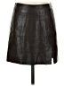 BCBG Black Faux Leather Skirt Size 4 - photo 1