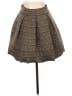 Ginger G. 100% Polyester Tweed Brown Formal Skirt Size M - photo 1