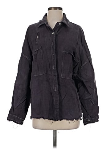 Pol 3/4 Sleeve Button-Down Shirt (view 1)