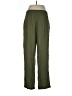 Gap Solid Green Casual Pants Size L - photo 2