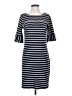Talbots 100% Cotton Stripes Blue Casual Dress Size S (petite) - photo 1