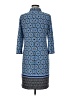 Donna Morgan Print Blue Casual Dress Size 8 - photo 2
