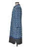Donna Morgan Print Blue Casual Dress Size 8 - photo 5