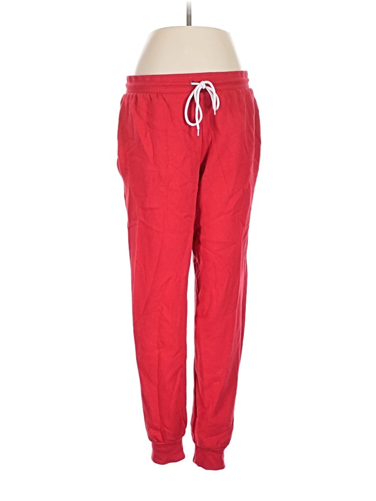 Pre-owned Bella+canvas Track Pants In Red