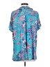 Soma Paisley Blue Short Sleeve Blouse Size S - photo 2