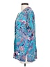 Soma Paisley Blue Short Sleeve Blouse Size S - photo 5