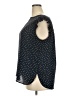 Ann Taylor LOFT 100% Polyester Black Sleeveless Blouse Size XXL - photo 5