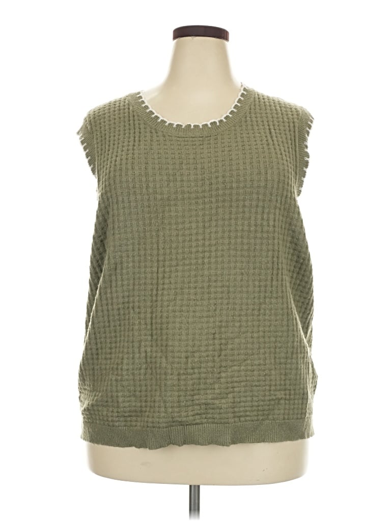 Pre-owned And Now This Sweater Vest In Green