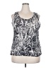 Calvin Klein Silver Sleeveless Top Size 2X - photo 1