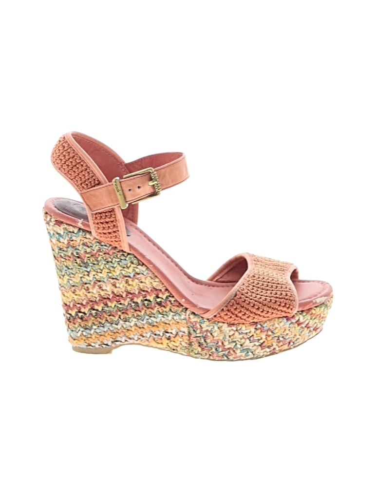 Pre-owned The Sak Wedges In Orange