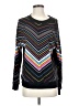 Wildfox 100% Cotton Chevron-herringbone Black Pullover Sweater Size XS - photo 1