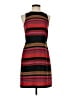Ann Taylor LOFT 100% Polyester Stripes Red Casual Dress Size 2 - photo 1