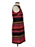 Ann Taylor LOFT 100% Polyester Stripes Red Casual Dress Size 2 - photo 4