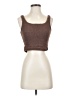 True Religion 100% Polyester Brown Sleeveless Top Size S (estimated) - photo 1