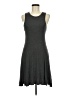 Acemi Solid Gray Casual Dress Size M - photo 1