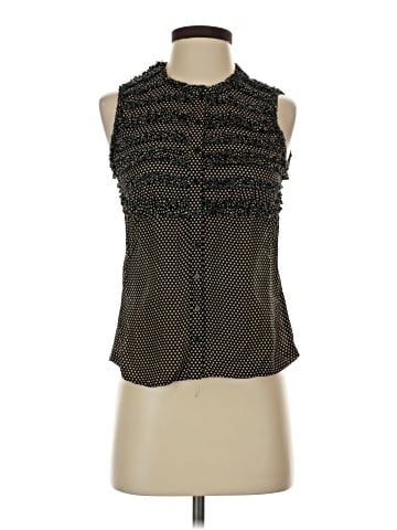 Tory Burch Sleeveless Silk Top (view 1)