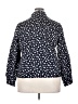 Koret Polka Dots Blue Long Sleeve Button-Down Shirt Size 20w - photo 2