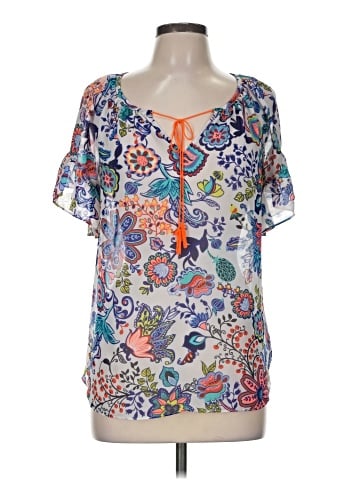 Milly Short Sleeve Blouse (view 1)