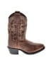Dan Post 100% Leather Brown Boots Size 10 (kids, wide) - photo 1